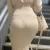 《ハイウエストで履く純白ニットスカート!お上品なセレブ美女》